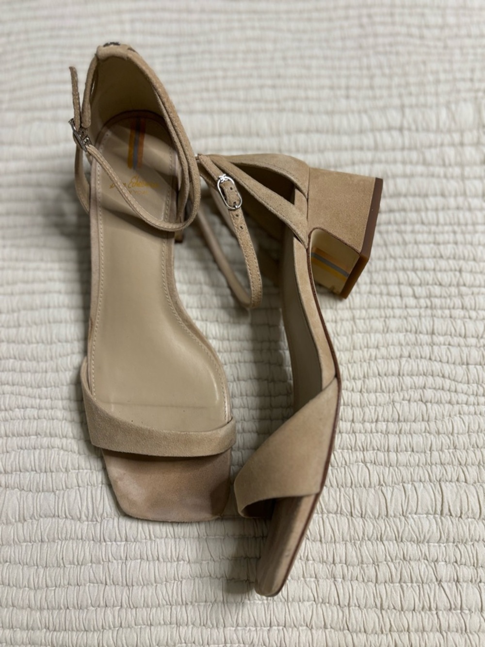 Sam Edelman Square-Toe Ankle-Strap Sandals - Picture 2 of 8